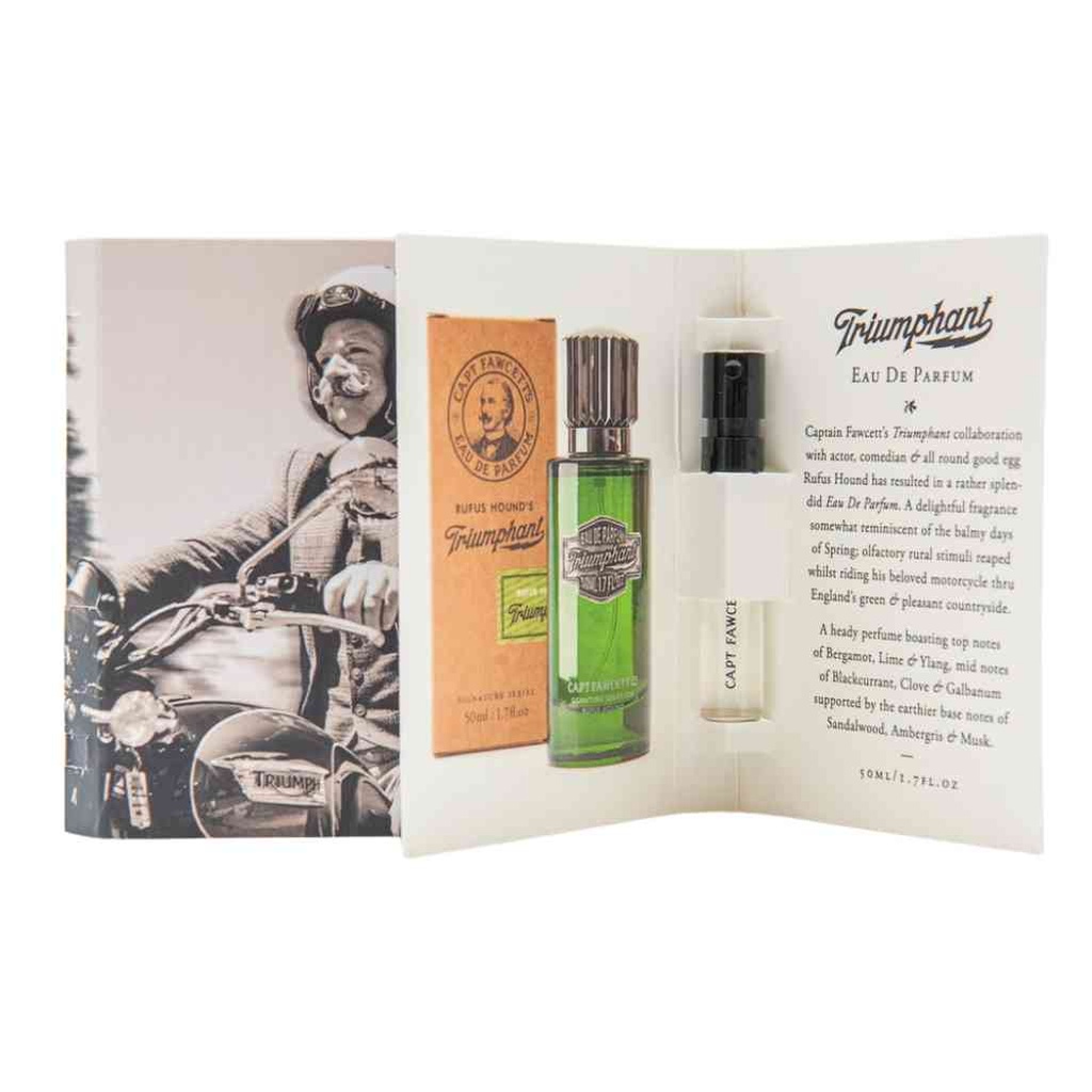 CAPTAIN FAWCETT Échantillon d'eau de Parfum - Triumphant de 2 ml