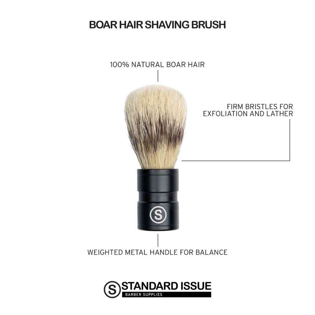 STANDARD ISSUE Boar Hair Shaving Brush