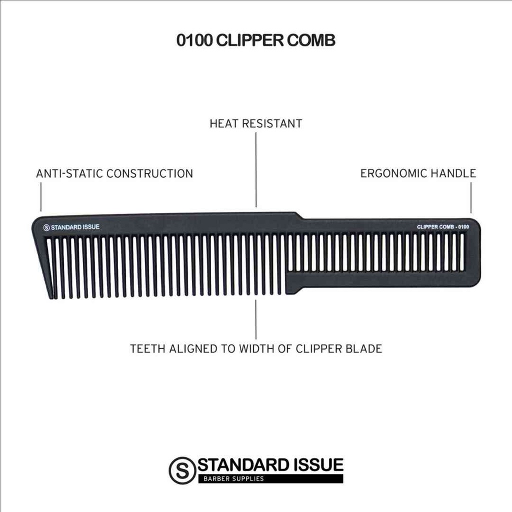STANDARD ISSUE Comb - 0100 - Clipper Comb