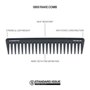 STANDARD ISSUE Comb - 0800 - Rake Comb