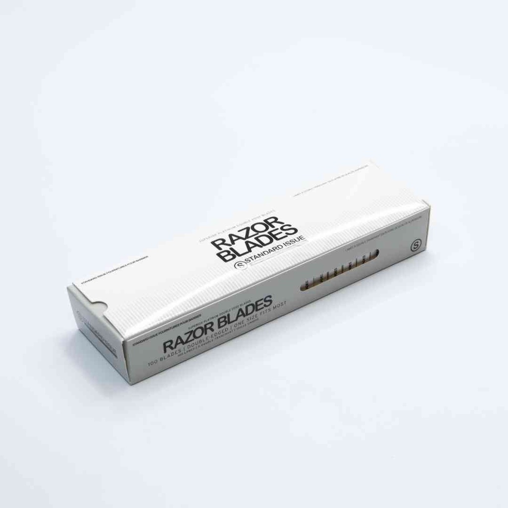 STANDARD ISSUE Superior Platinum Double Edge Razor Blades (100 pack)