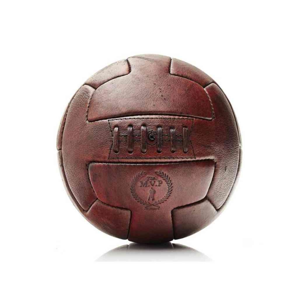 RETRO HERITAGE BROWN LEATHER FOOTBALL