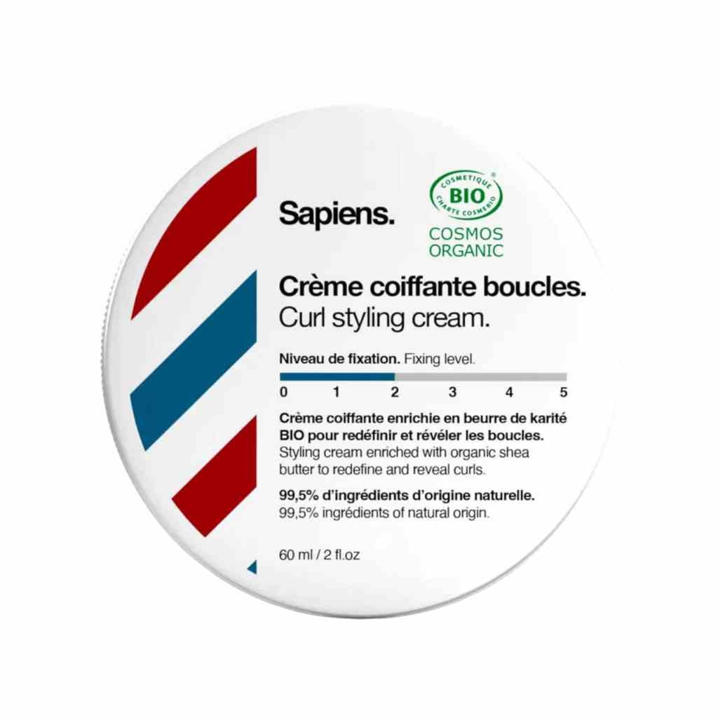 SAPIENS Crème coiffante boucles BIO 60ml