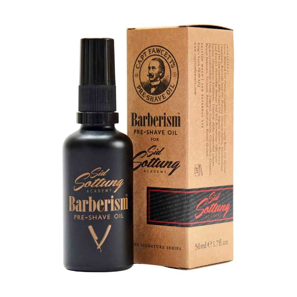 CAPTAIN FAWCETT Huile de Pré-Rasage Barberism 50ml