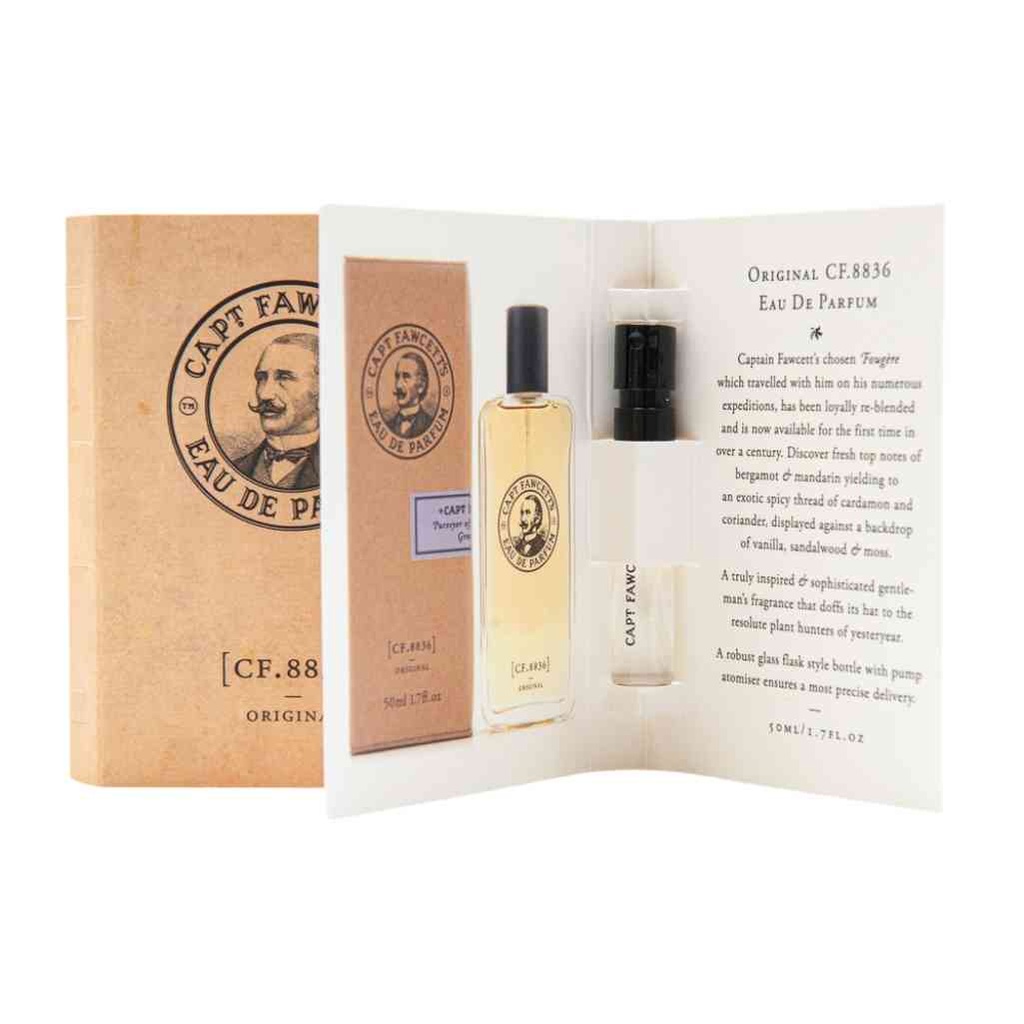 CAPTAIN FAWCETT Échantillon d'eau de Parfum - Original de 2 ml