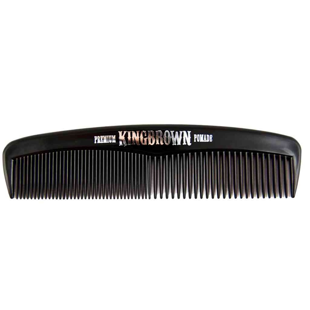 KING BROWN Peigne de poche noir