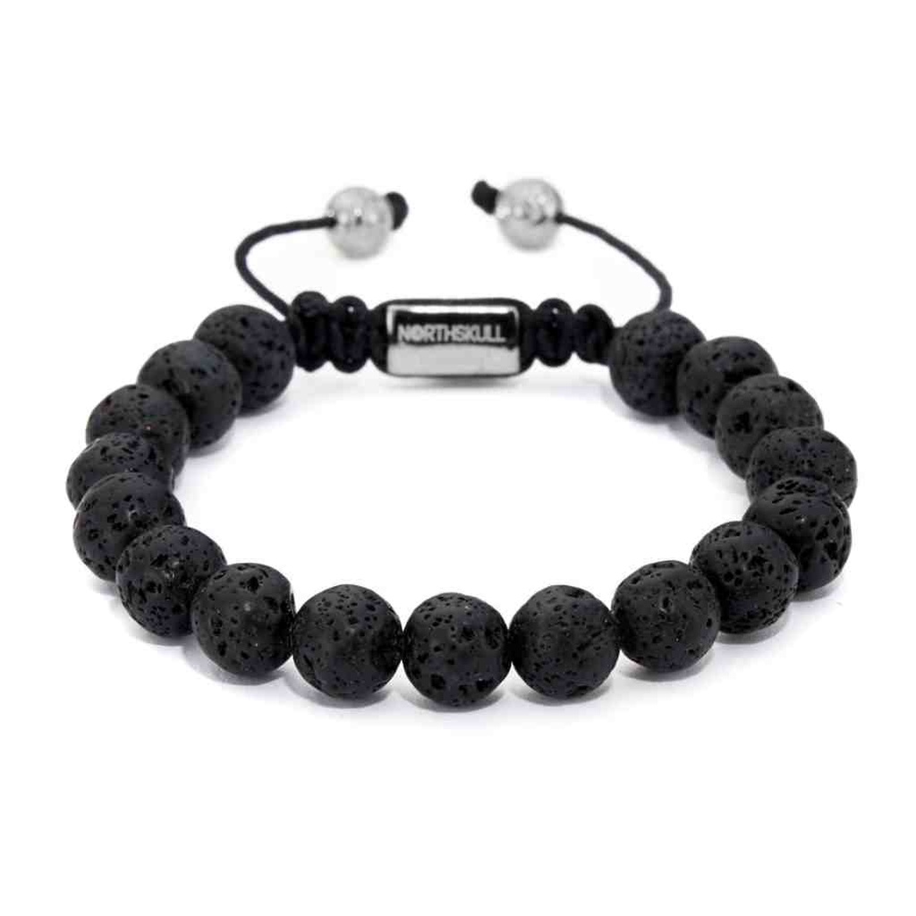 [5317442] NORTHSKULL Bracelet pierre de lave & argent
