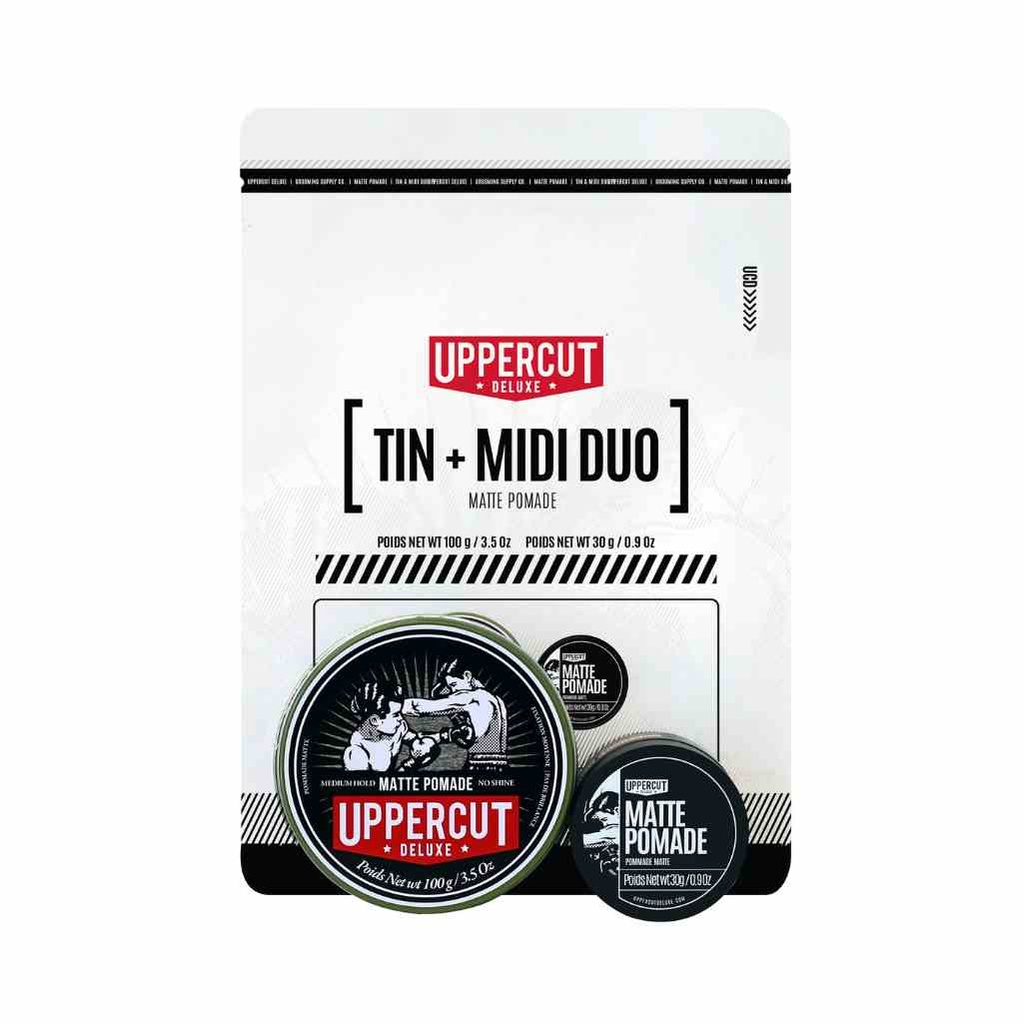 [UPD-XMAS-252] UPPERCUT DELUXE Duo Set Pommade Matte - Noël Edition