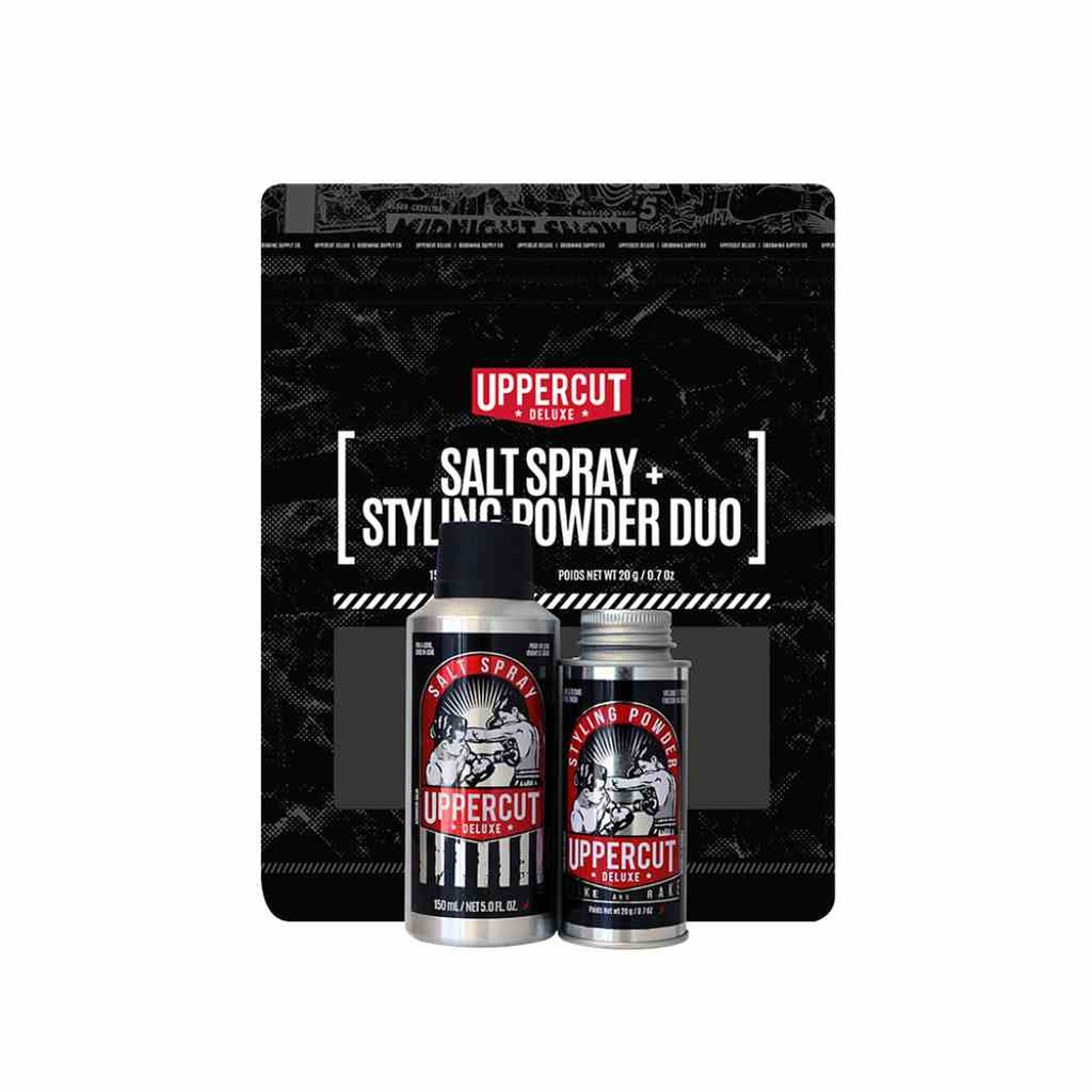 [UPD-XMAS-254] UPPERCUT DELUXE Duo Sea Salt Spray & Styling Powder - Noël Edition