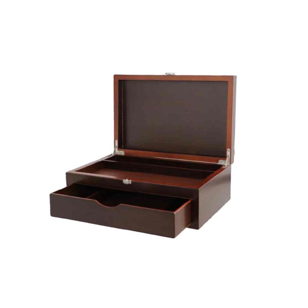 SAPHIR Coffret Vide Nécessaire Intérieur Cuir