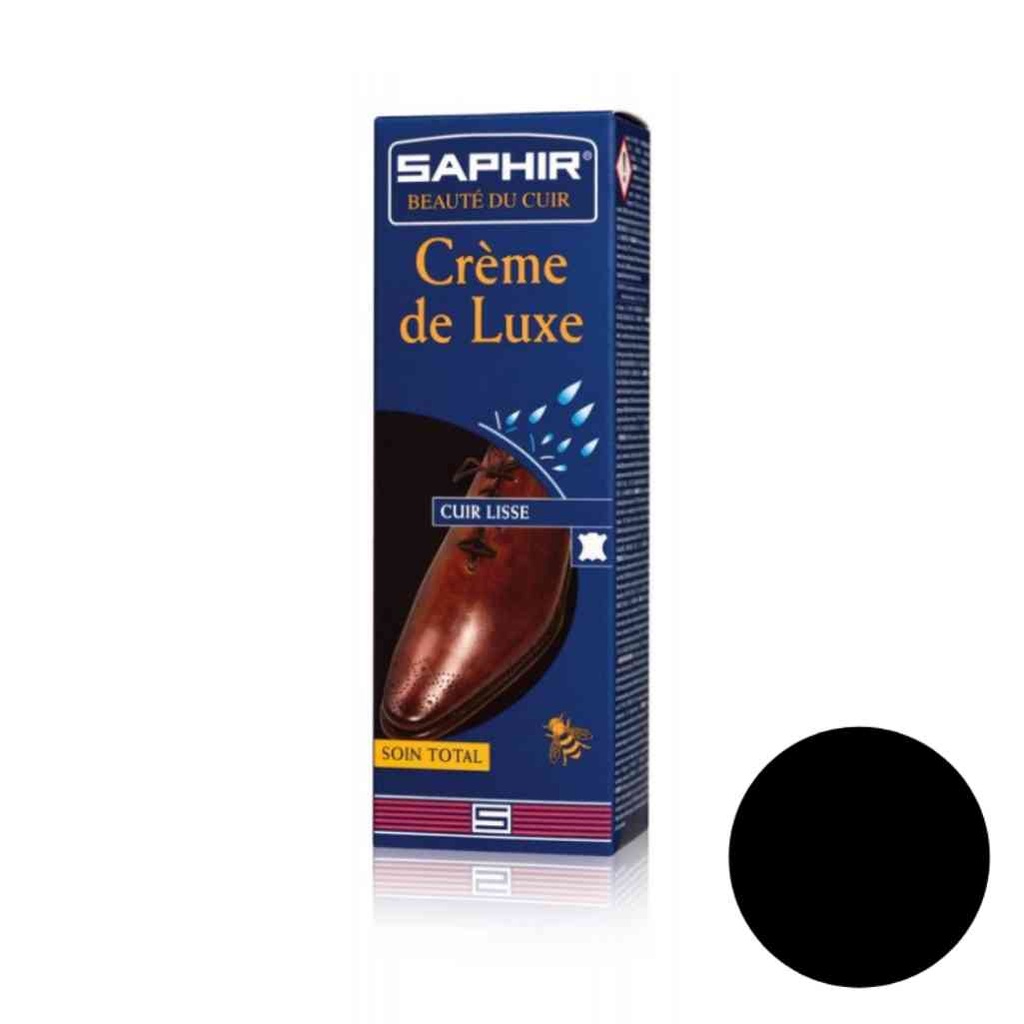 [SBC-0023017] SAPHIR Schuhpolitur Crème de luxe 75ml (01 NOIR)