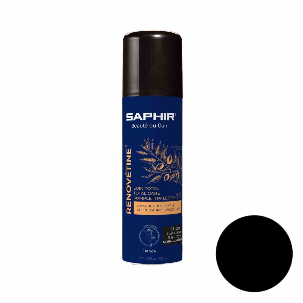 [SBC-0204010] SAPHIR Rénovétine Spray 200ml (01 NOIR)
