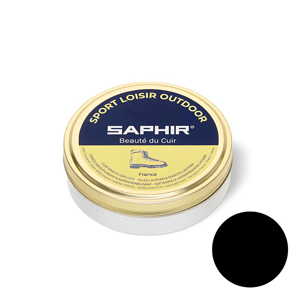[SBC-0724013] SAPHIR Lederpflegefett Sport  (01 NOIR, 100ml)