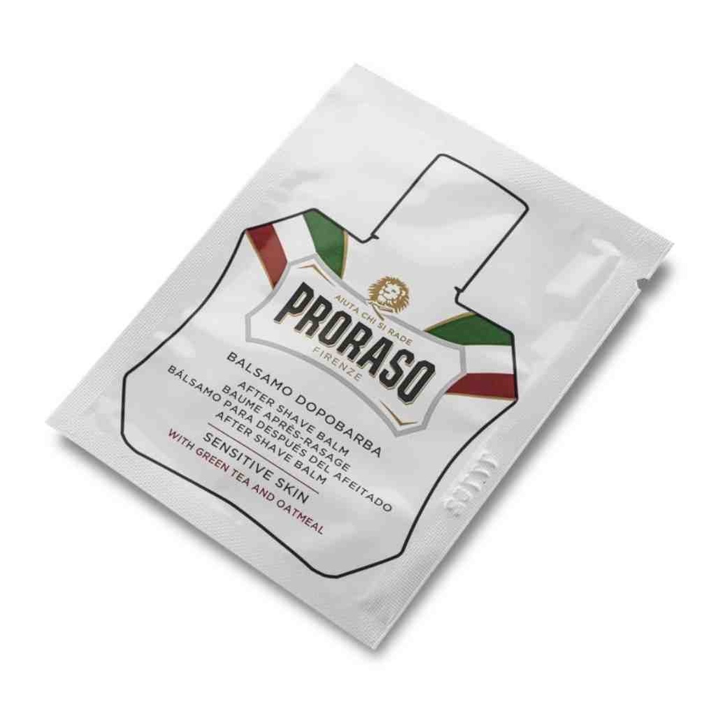 PRORASO Echantillon baume après rasage white sensitive 3ml