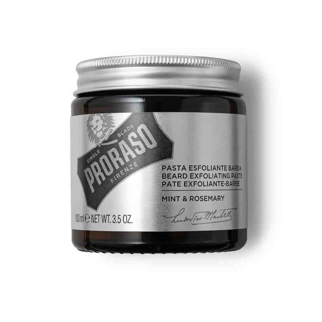PRORASO Pâte exfoliante barbe 100ml