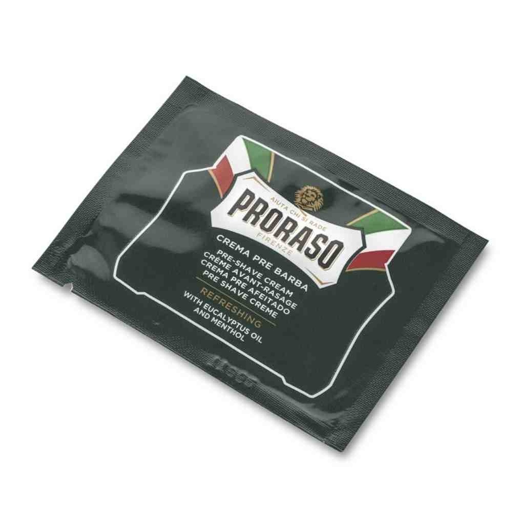 PRORASO Echantillon crème prérasage green refresh 4ml