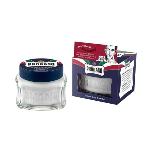 PRORASO Crème prérasage blue protective 100ml
