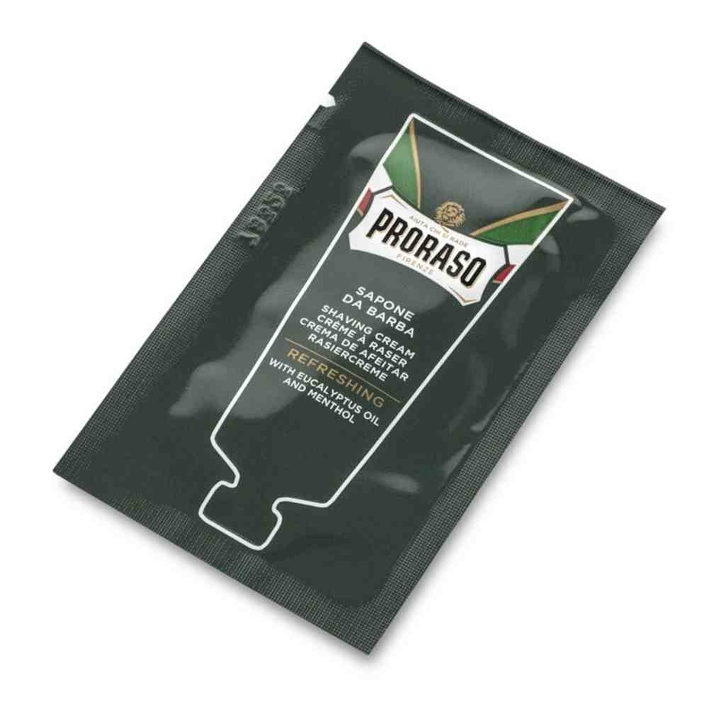PRORASO Probe Rasiercreme Green Refresh 4ml