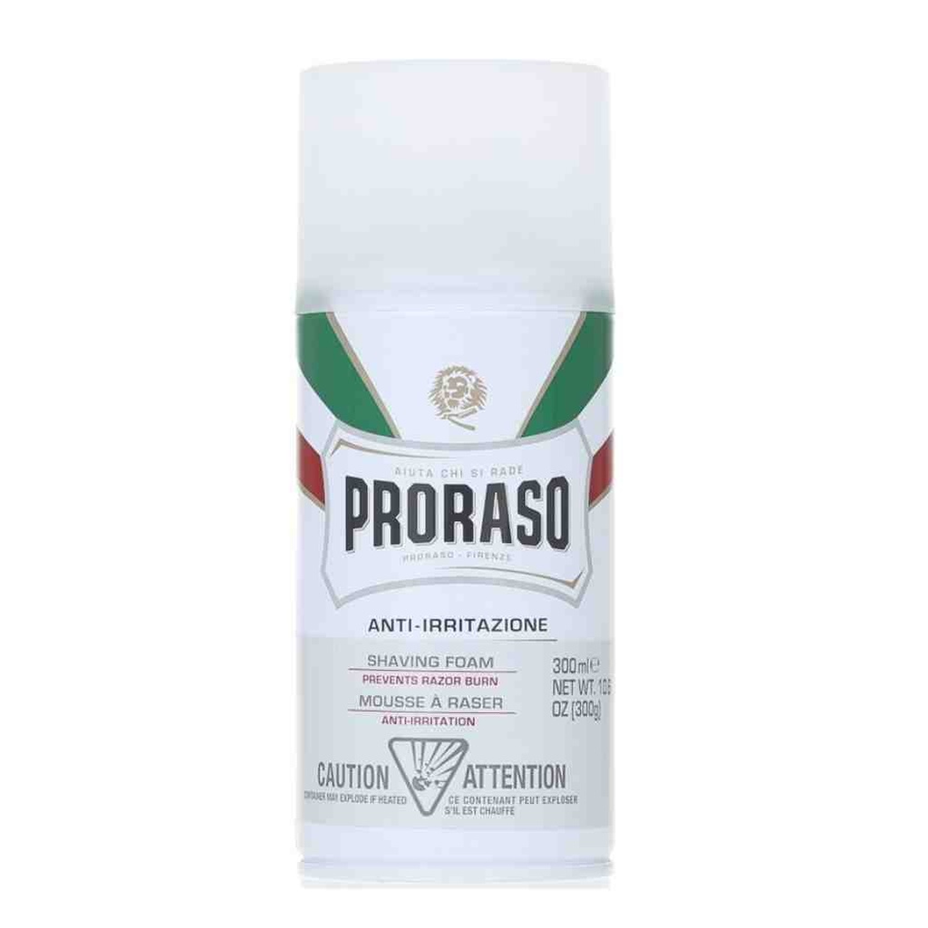 PRORASO Mousse à raser white sensitive 50ml