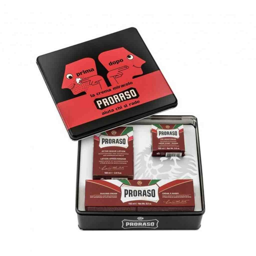 PRORASO Set de rasage primadopo red nourish