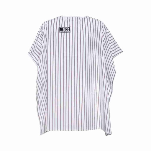 REUZEL Peignoir barbier blanc