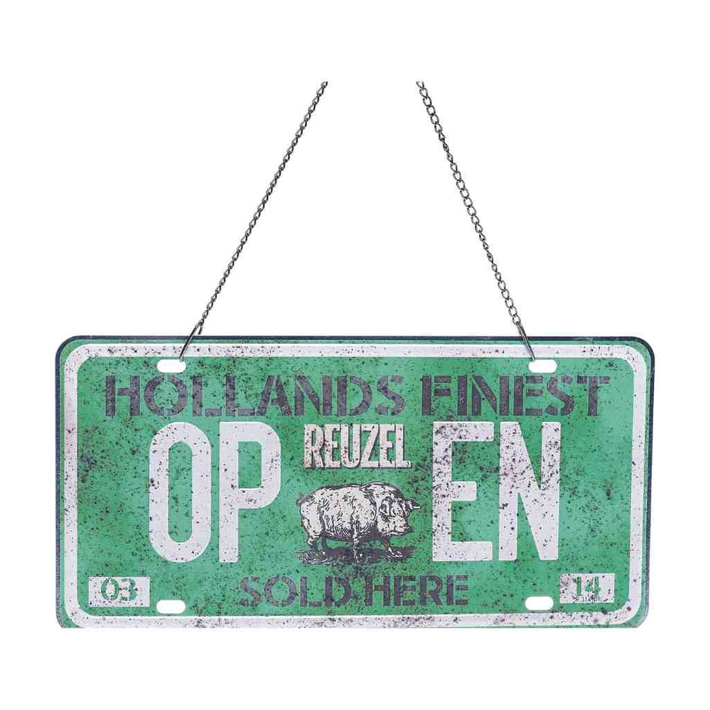 REUZEL Pancarte spécial porte open / closed