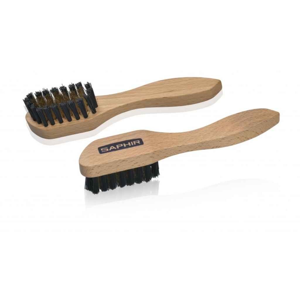SAPHIR Messingbürste für Samt- und Wildleder 16cm