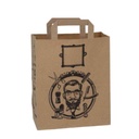 1o1BARBERS Sac en papier avec poignées L