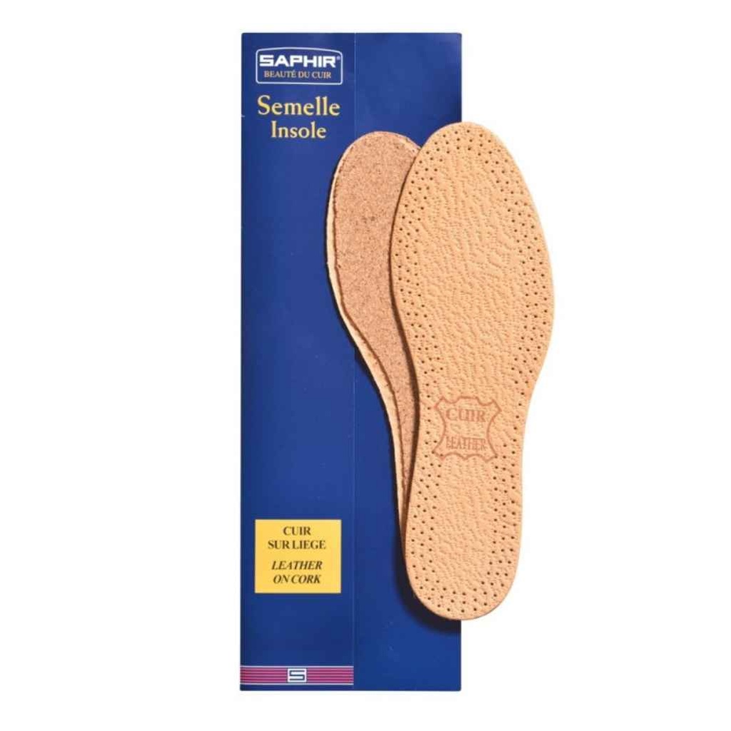 [SBC-2021363] SAPHIR Einlegesohlen Leder auf Kork (36)