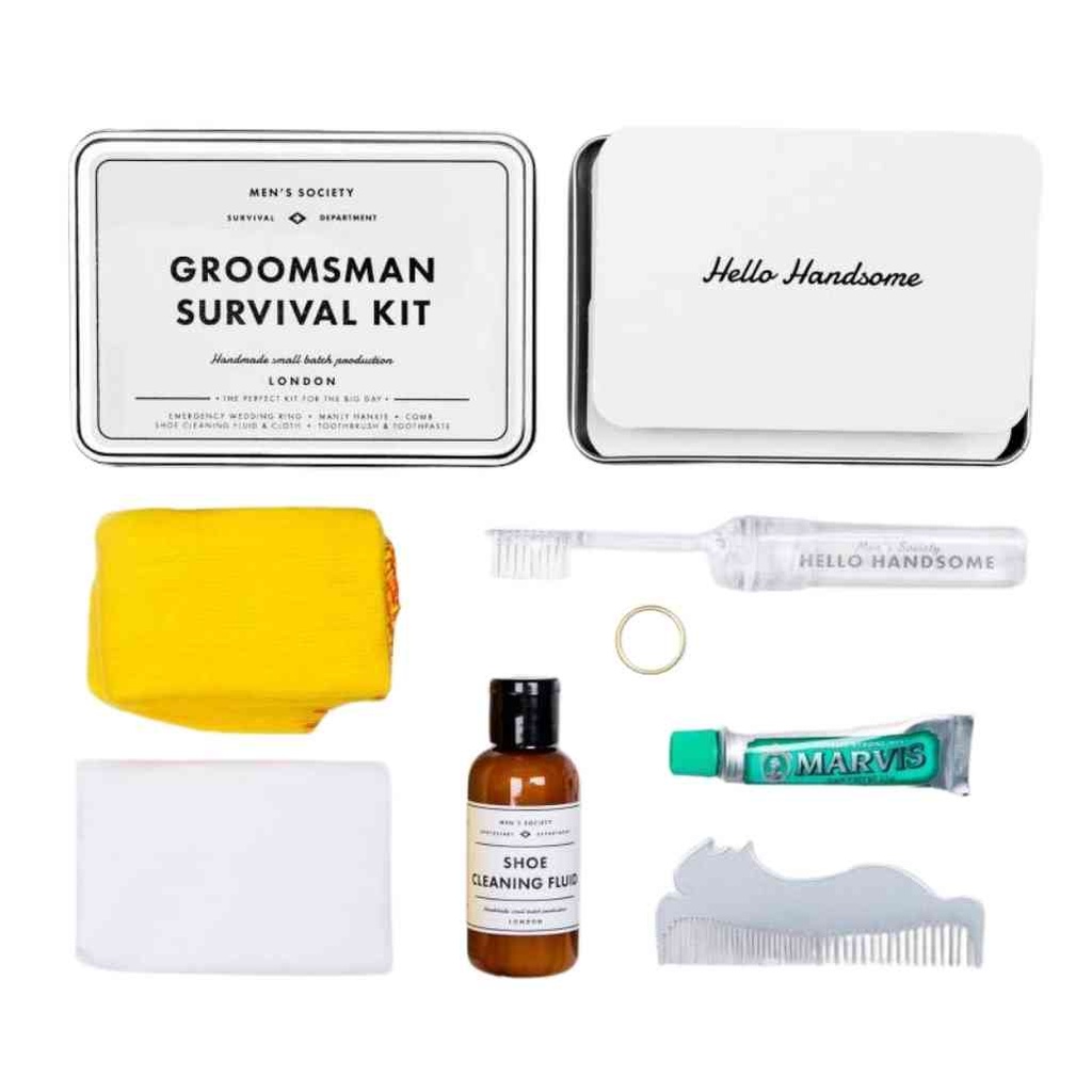 MEN'S SOCIETY Kit de survie du témoin de mariage