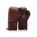 RETRO HERITAGE Braune Leder-Boxhandschuh mit Schnürung