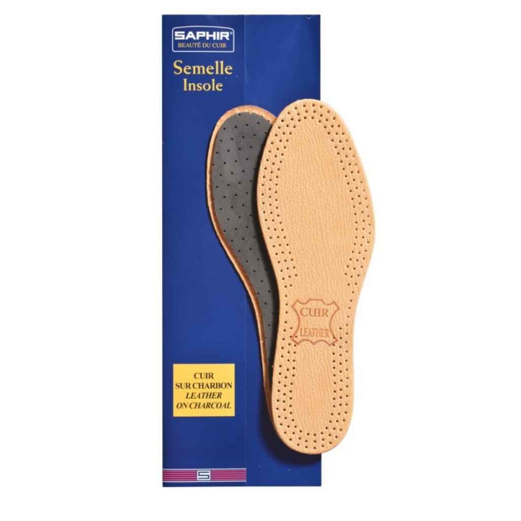 SAPHIR Semelle cuir sur Charbon