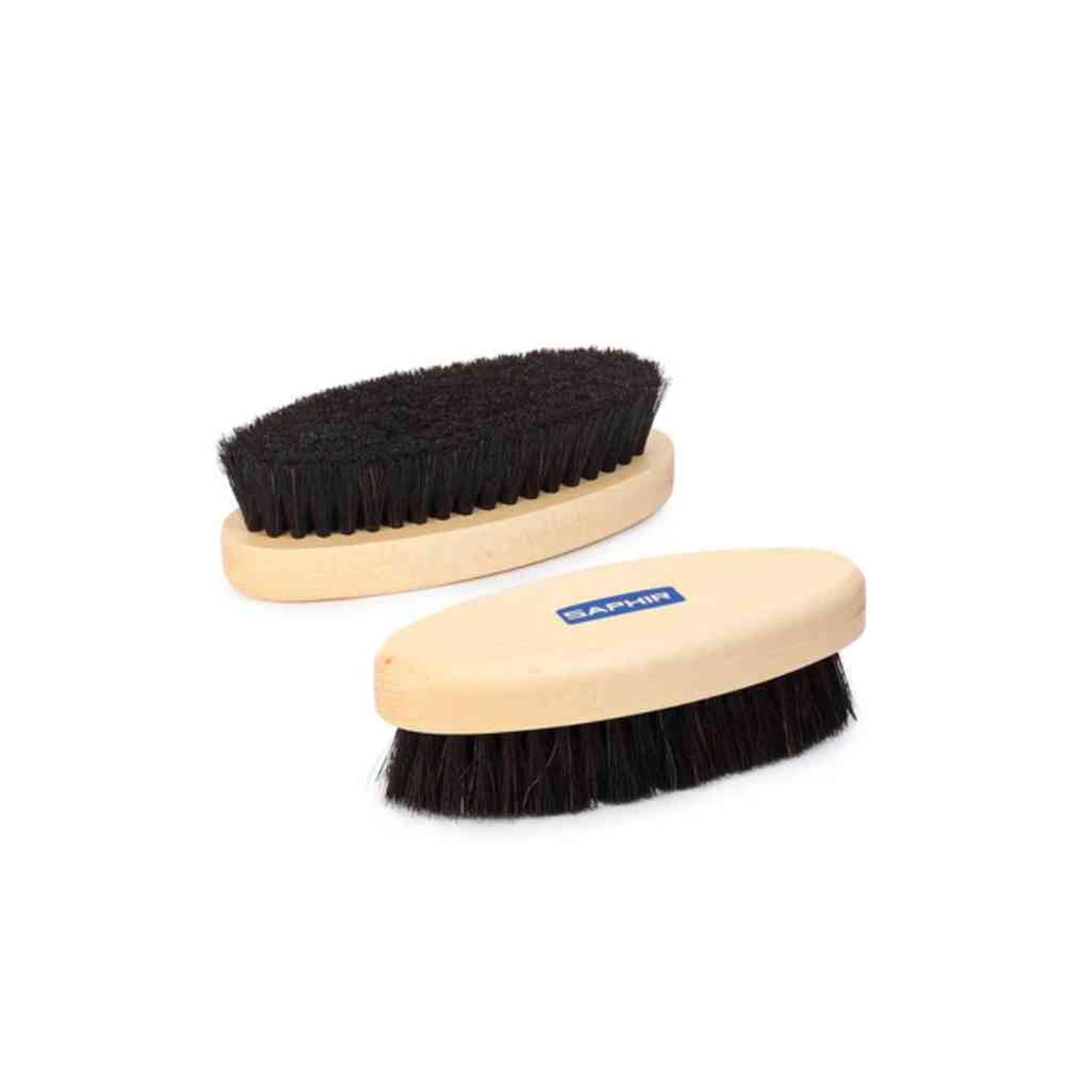[SBC-2640014] SAPHIR Ovale Rosshaarbürste (Noir)