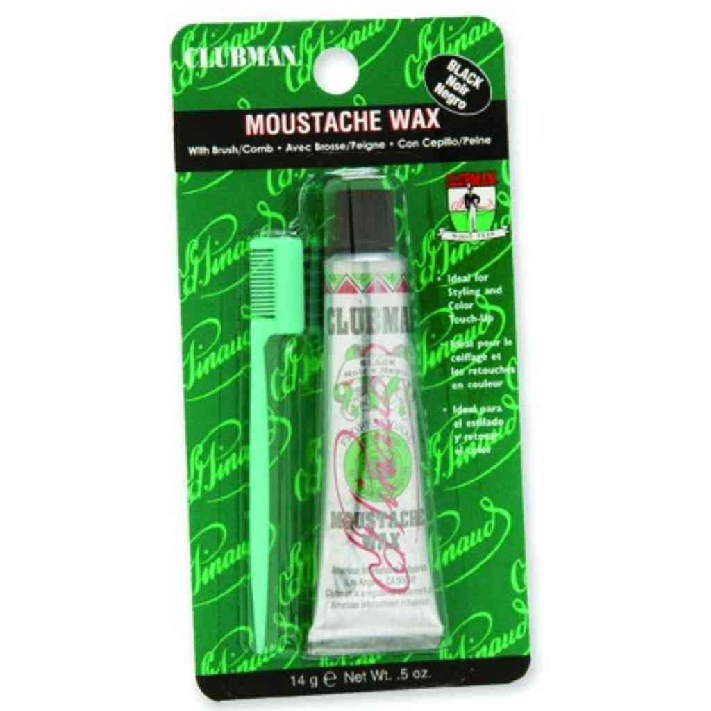 [CMP-070622] CLUBMAN PINAUD Cire à moustache avec brosse (Black)