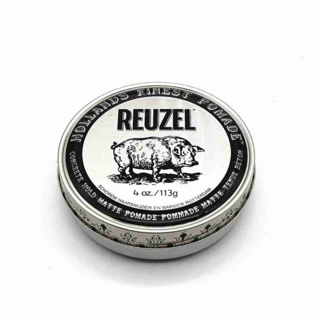 [REU-100] REUZEL Pommade coiffante concrete hold matte (113g)