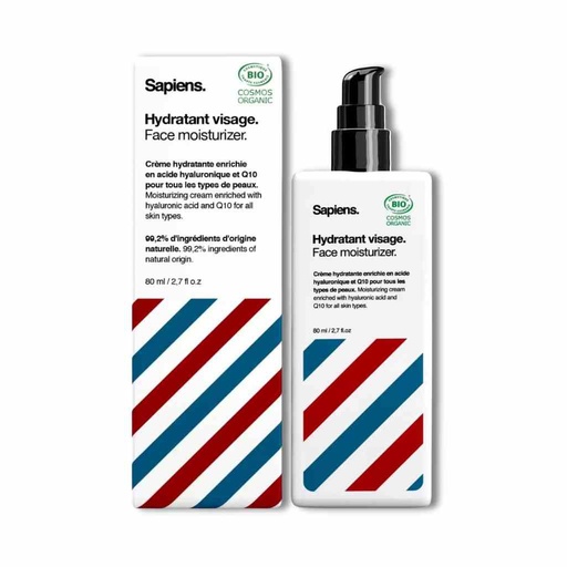 [SAPI-131221-XCVB] SAPIENS Hydratant visage et barbe BIO 80ml