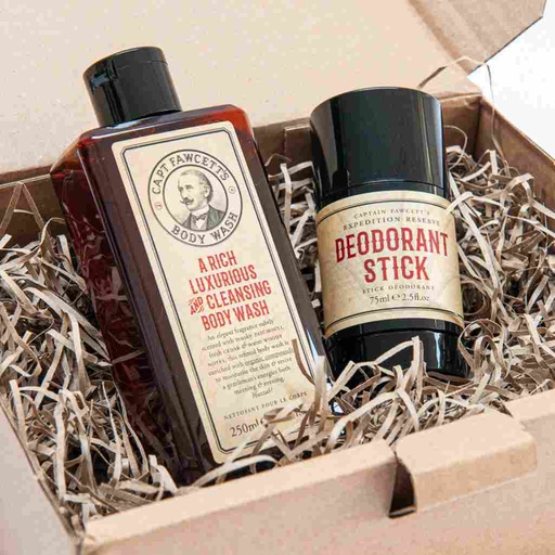 [90224BCS] CAPTAIN FAWCETT Coffret cadeau - Expedition Reserve - Fournitures essentielles pour gentleman