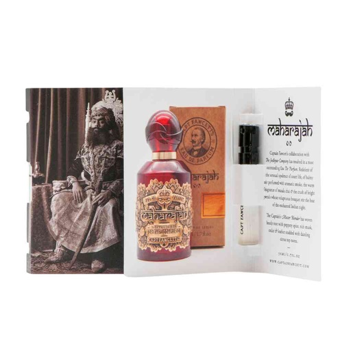 [CFA-4506] CAPTAIN FAWCETT Échantillon d'eau de Parfum - Maharajah de 2 ml