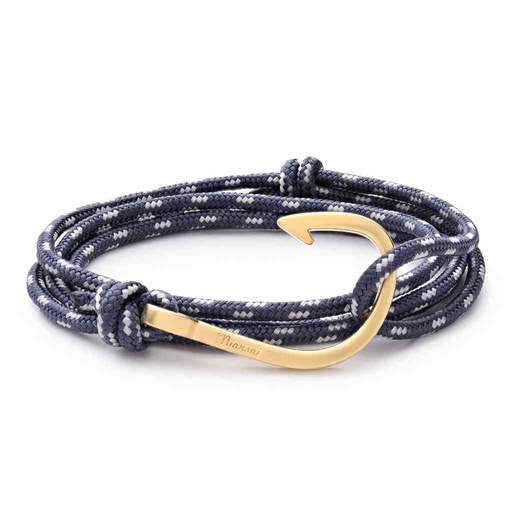 [100-0061-044] MIANSAI Bracelet bleu marine - Crochet
