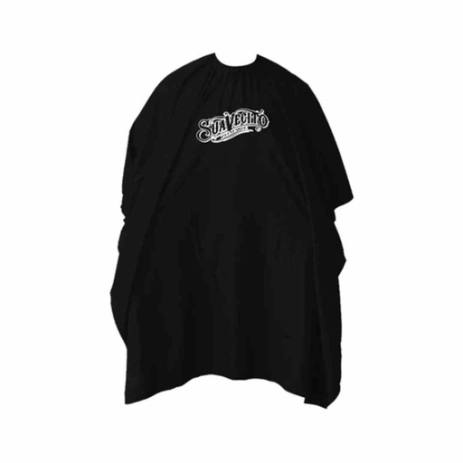 [SUA-M573BN] SUAVECITO Cape de barbier - Noir
