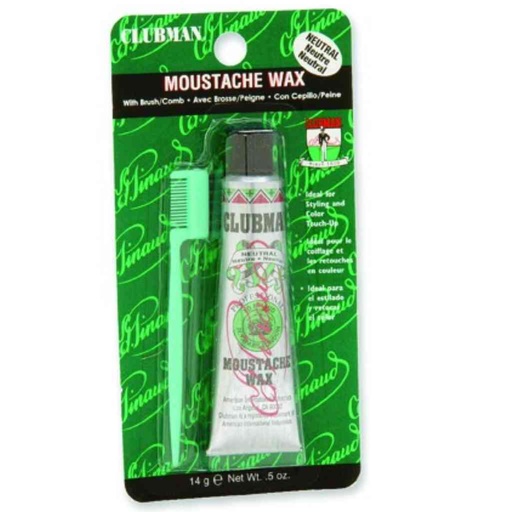 CLUBMAN Cire à moustache avec brosse