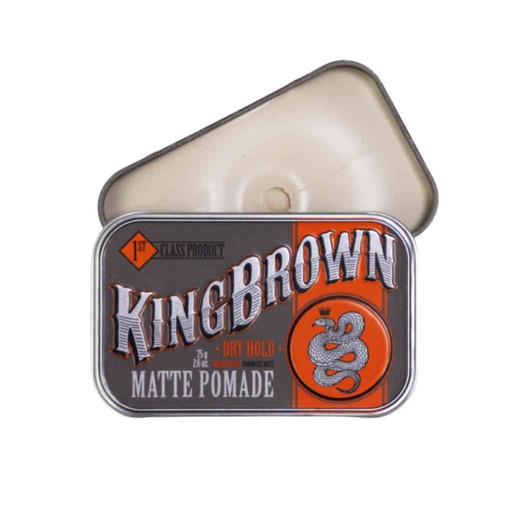 [KBR-25001] KING BROWN Pommade coiffante mate 75g