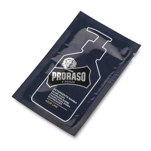 [PRO-400891] PRORASO Probe Bartshampoo Azur Lime 4ml