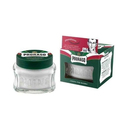 [PRO-400500] PRORASO Crème prérasage green refresh 100ml