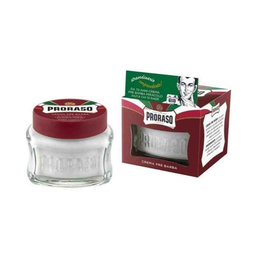 [PRO-400502] PRORASO Preshave Creme Red Nourish 100ml