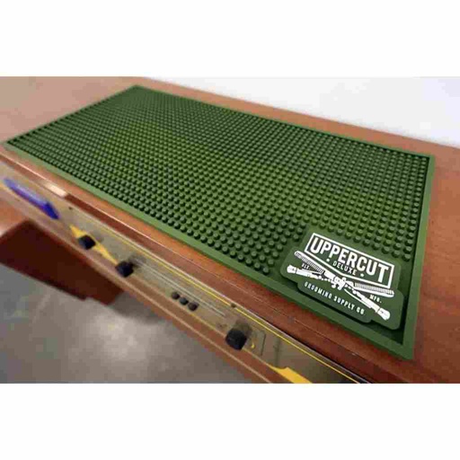 [UPD-MATGREEN] UPPERCUT DELUXE Barber mat vert
