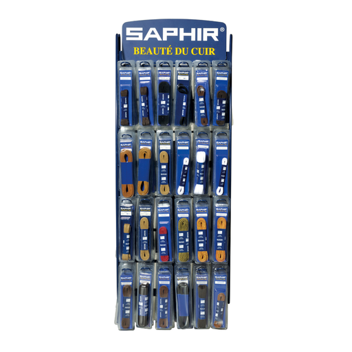 [9938511M] SAPHIR Présentoir mural lacets