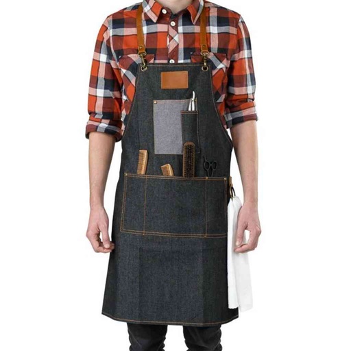 [1o1-BAM-001] 1o1BARBERS Tablier jeans