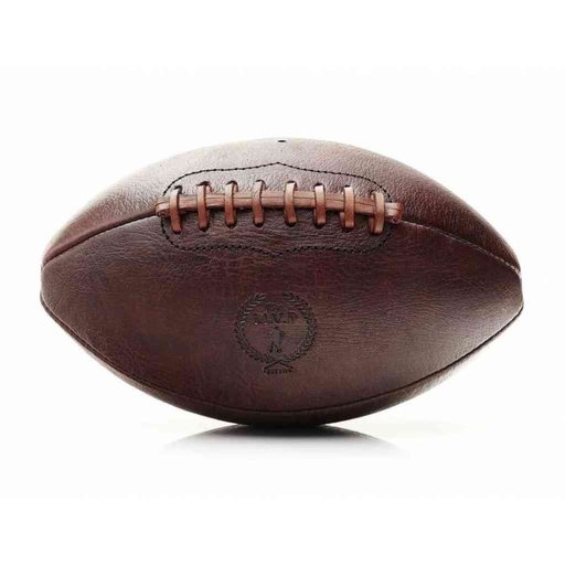 [MVPAF] RETRO HERITAGE  Ballon de football américain en cuir vÃ©ritable